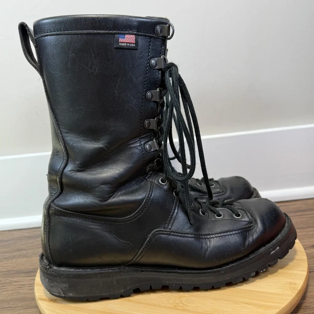 Danner Fort Lewis Boots Men 9 Black 69110 Gore-Tex 200G USA Made Tactical Leathe